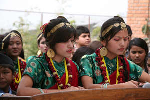 Laxmi & Manesha emceed the Grand Opening