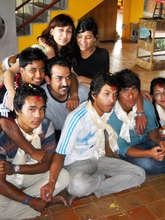 The graduates celebrate with brothers and sisters