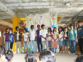 Grads onstage at SLC Celebration