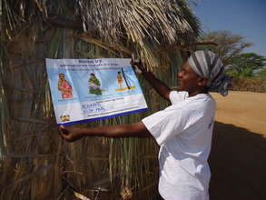 Merlin worker Agnes, teaches vital health messages