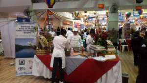 Getting ready to present their dishes