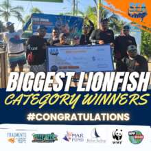 FINS Belize / ReefCI winner for the largest catch