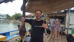 showing-off the catch