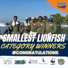 Splash Dive Center winner for smallest catch