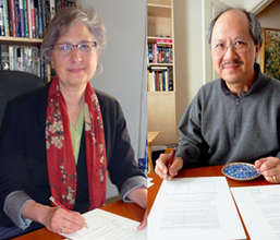 Me with agreements& My husband, signing as witness