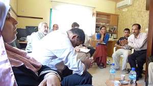 Architects and Engineers on Day 1 Design Charrette