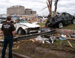 Aftermath of Tornado in Joplin, MO