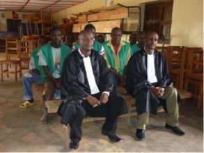 Janvier Ncamatwi and Astere Muyango