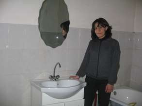 the bathroom