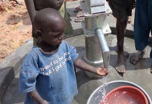Child at well