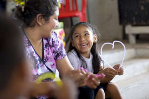 A mission volunteer talks about God's love