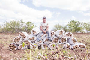 A yucca farmer from Nicaragua