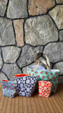 Colourful handmade bags