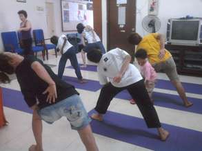 Keeping fit in the WAO Refuge
