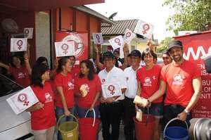 Getting ready to wash cars at the YCMADN launch