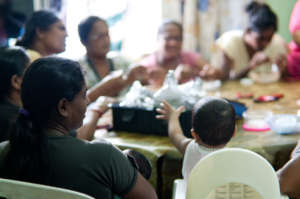 Women's programme at the shelter