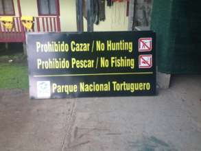 Brand new park signage