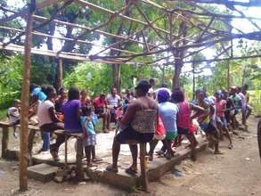 Outreach clinic in a small village