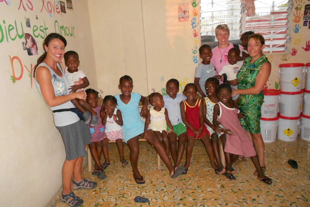 Children at the Good Shepard Orphanage