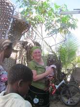 Picture of Judith holding a baby