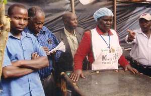 Beneficiaries of cassava growing training