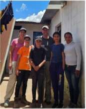 Arely with other Community Volunteers