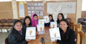 Teenagers at Library in San Juan Chamelco