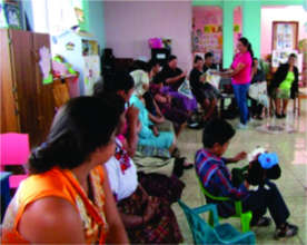 Juanita, a woman benefited by the library