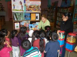 Reading session at library in Chiche