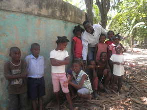 Children at the Lycee school in Mirebalais
