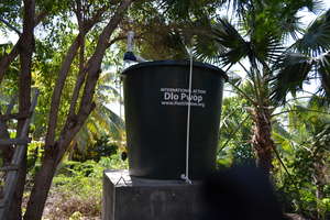 Clean water infrastructure at Ecole La Dignite