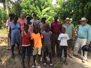 Farmers and their families, ready to get to work