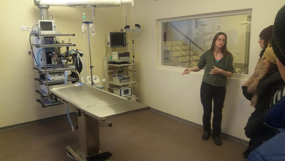 Nurse Ruth discusses veterinary work at the Center