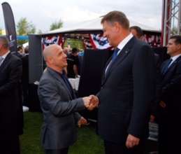 Dr. A meets Romania President