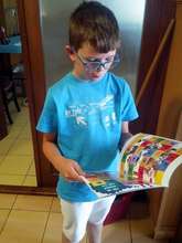 young boy learns about animal welfare