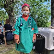 A future vet in the making