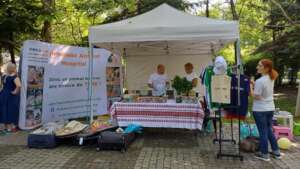 Our booth at the Educational Event in Bucharest