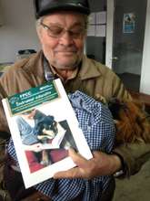 Young and elderly receive help and books