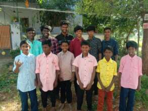 Boys dressed for the occasion