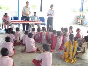 Decathlon foundation chairman with HOMEchildren