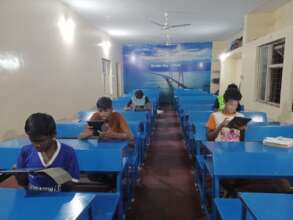 Children attending the class