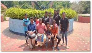 Staff accompanying the children