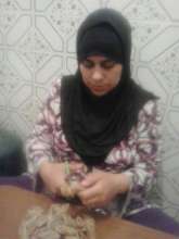 Fatema preparing delicious pastries  from home
