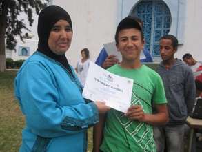 Certificate issued by DELL  given to the youths