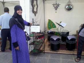 Sobiha selling her ironwork designs