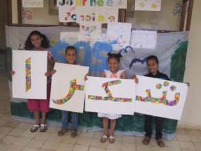 On behalf of the children, THANK YOU! (choukrane)