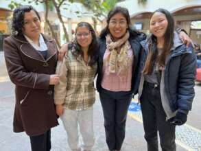 New PH Scholars: Liz, Lurdes, Zoraida & Brenda