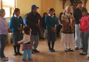 The welcoming ceremony for 3 new girls into P.P.