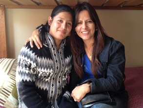 Elizabeth (left) with program director, Jeannette