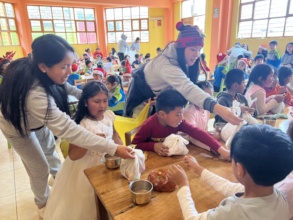 Scholars participating in the PH service project.